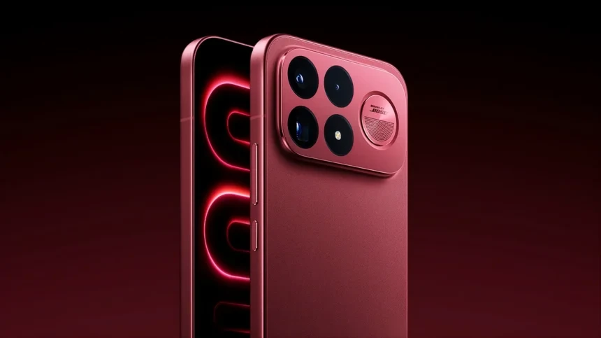 Вишневий флагман: Redmi K100 Pro показали в новому кольорі за лічені дні до анонса